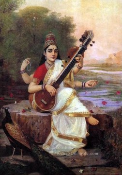  raja Ölgemälde - Saraswati Raja Ravi Varma